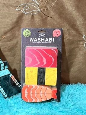 Fred Washabi Sushi Sponge Trio Brand New